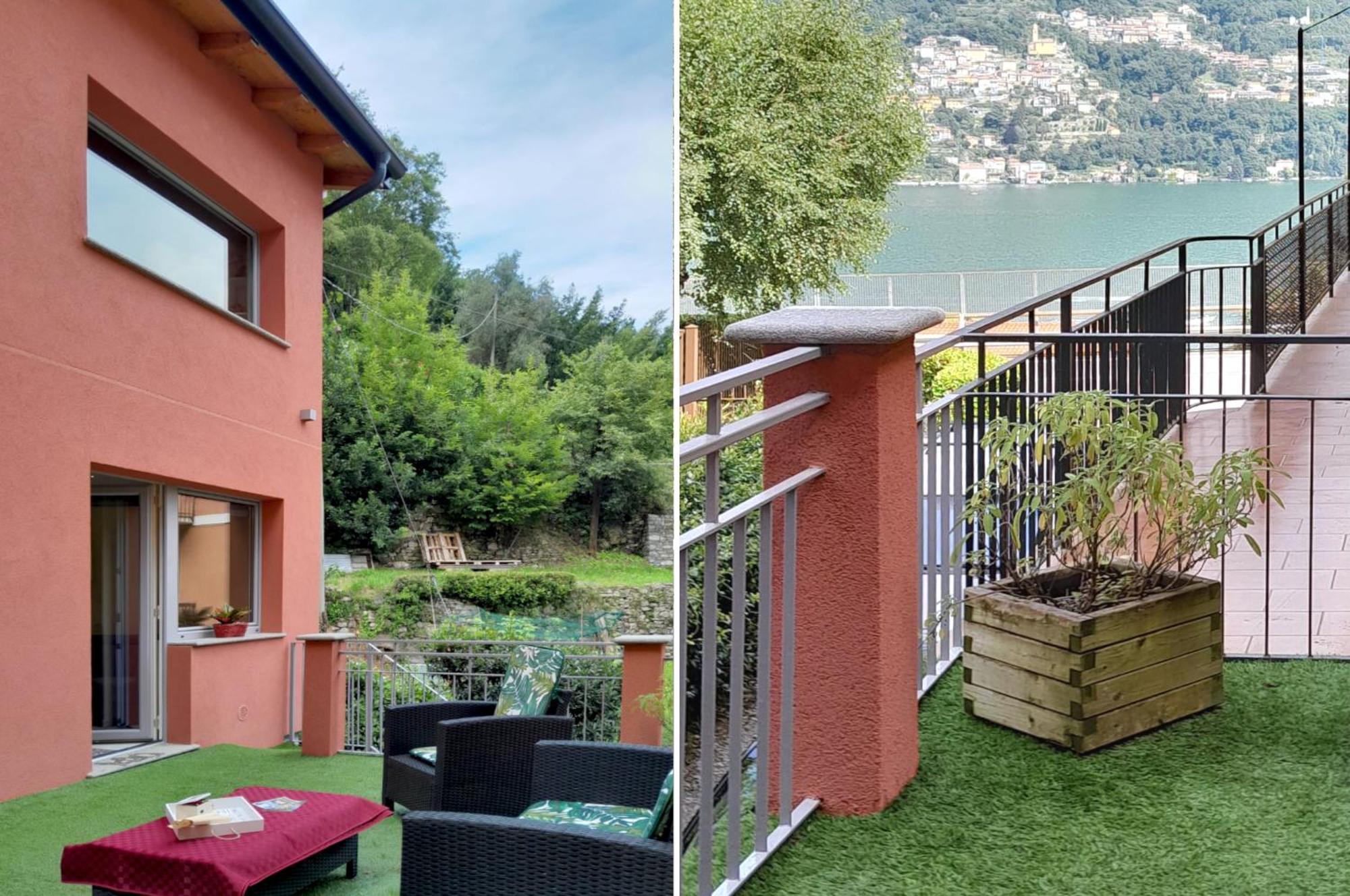 La Casina Apartment Laglio Bagian luar foto